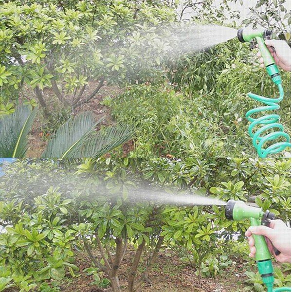 20m Telescopic Spring Water Hose High Pressure Car Washing Water Hose Home Flowers Water Pipe