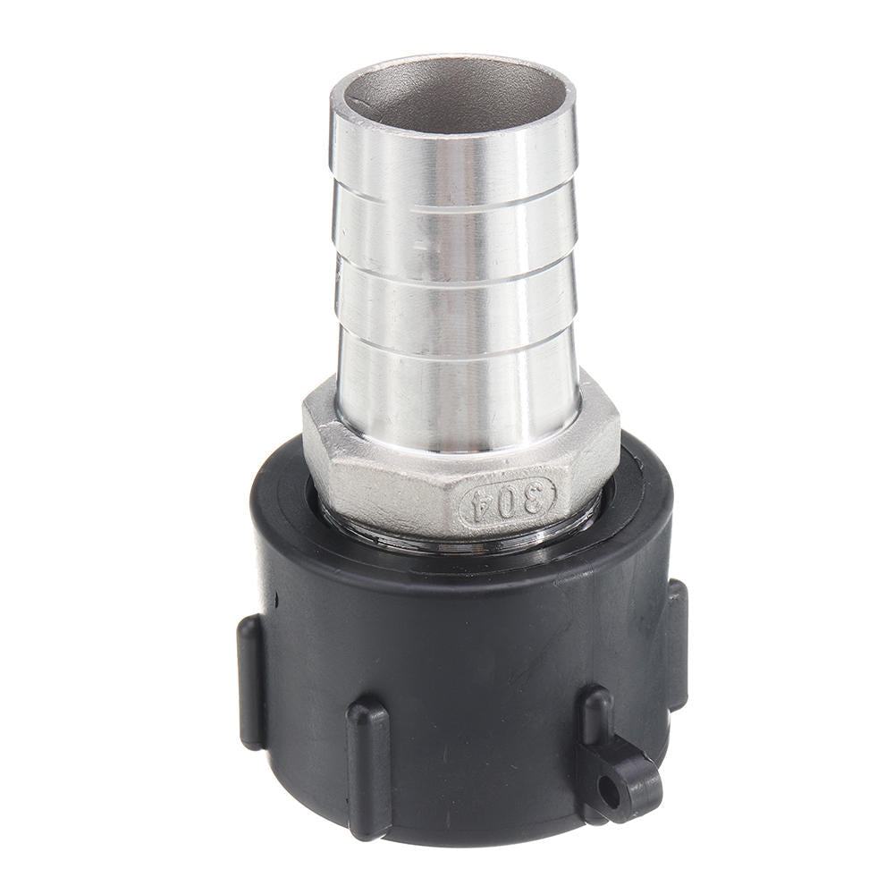Tank Coarse Thread Drain Adapter to 38/45/50/60mm Stainless Steel Hose Outlet Connector Replacement Valve Fitting Parts for Home Garden