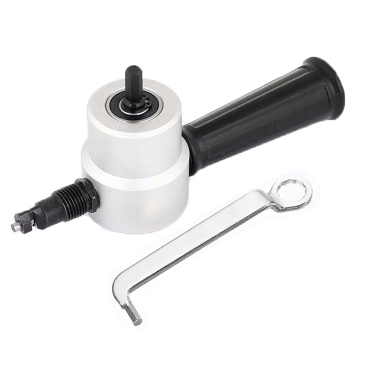 Double Head Sheet Metal Nibbler Cutter With Metal Box Drill Attachment Metal Sheet Cutter