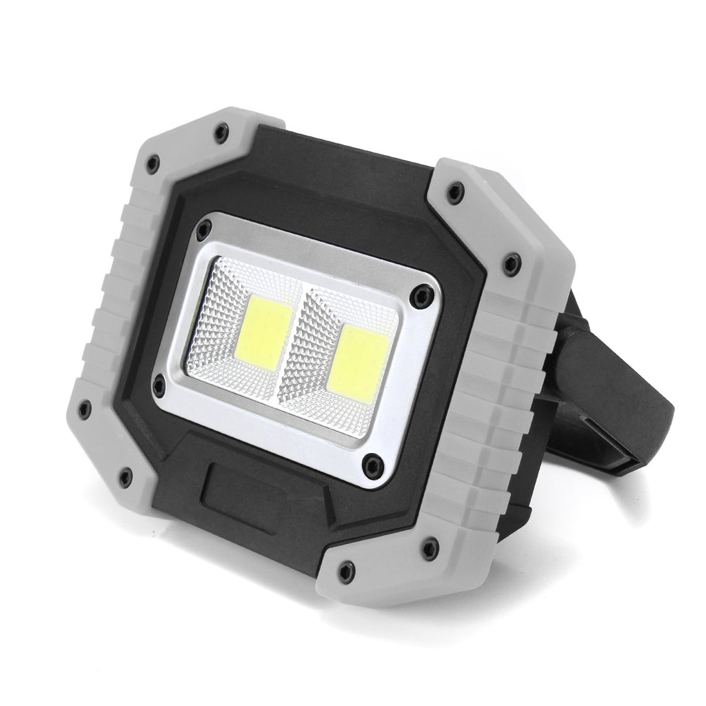 30W COB LED Work Light Waterproof Rechargeable LED Floodlight for Outdoor Camping Hiking Fishing Emergency Car Repairing 