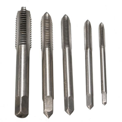 5pcs M3-M8 HSS Spiral Point Machine Screw Plug Tap Metric Straight Flute Thread Hand Tool