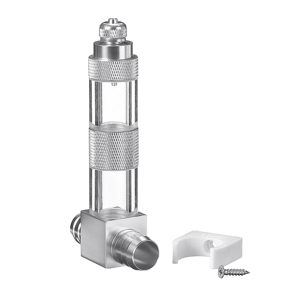 4in1 Aquarium Aluminum Bubble Counter Check Valve for Co2 Diffuser Regulators