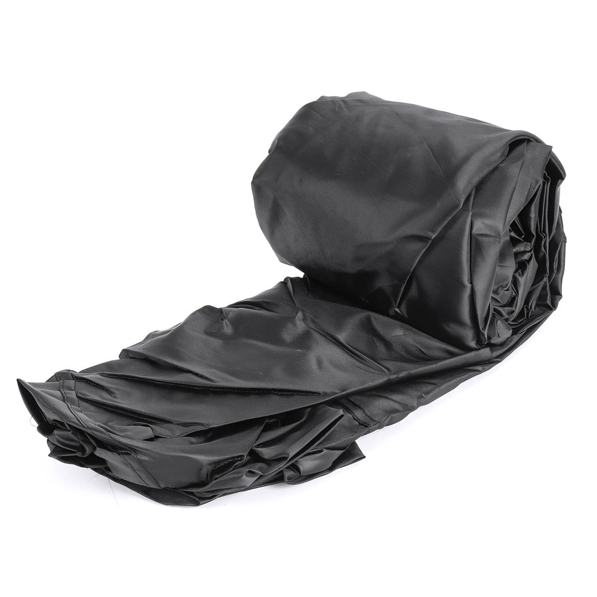 11-13ft 14-16ft 17-19ft 20-22ft Boat Cover UV-Protected Premium Heavy Duty 210D Trailerable Canvas Black