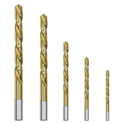 10Pcs HSS EX1-EX5 Damaged Screw Extractor Set and 5/64-19/64 Inch Left Hand Drill Bit Set Easily Remove Stripped or Damaged Screws