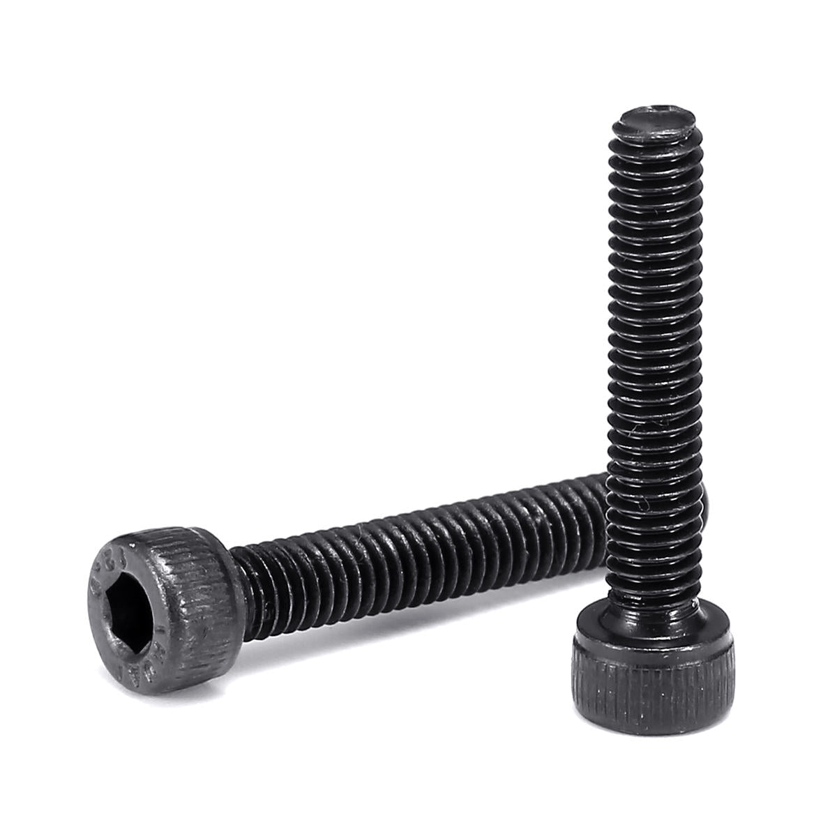 195Pcs M4 12.9 Grade Carbon Steel Hex Socket Cap Head Screw Bolts Assortment Set