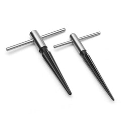 2pcs 1/8-1/2 Inch And 5/32-7/8 Bridge Hole Tapered Hand Held Reamer Set