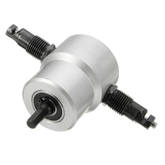 Double Head Sheet Metal Nibbler Cutter With Metal Box Drill Attachment Metal Sheet Cutter