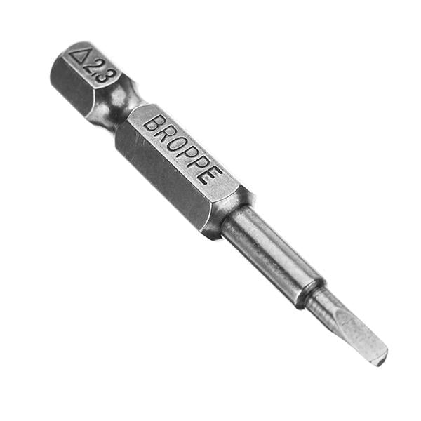 5pcs 2.3 1/4 Inch Hex Magnetic Triangle 50mm Screwdriver Bits Set