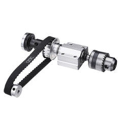 No Power Spindle Assembly Small Lathe Accessories Trimming Belt Drill Chuck Set with Synchronous Belt