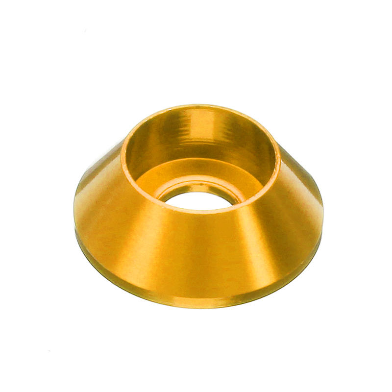 M4AN6 10Pcs M4 Cup Head Hex Screw Gasket Washer Nuts Aluminum Alloy Multicolor Optional