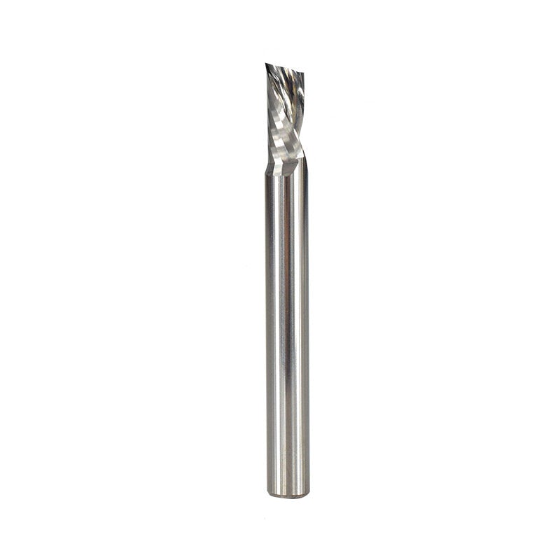 4-8mm Shank Left Hand Tungsten Carbide Milling Cutter End Mill Single Flute Spiral Cutters Engraving Tool