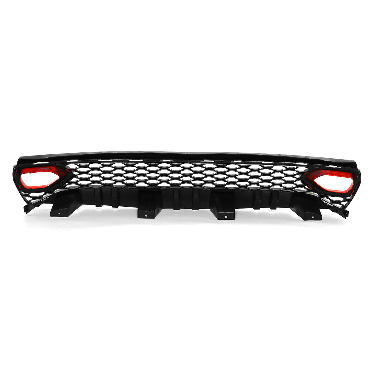 RED Upper Grille with Bezels Dual Inlets For Dodge Charger SRT Scat