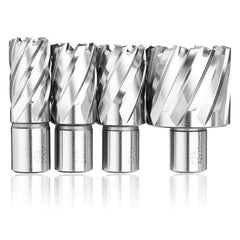 12-42mm High Speed Steel Metal Core Drill Bit Annular Cutter for Magnetic Drill Press Hollow Drill Bit with Weldon Shank Hole Opener Metal