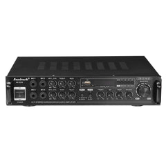 Audio Power Amplifier AC 110V 220V DC12V Bluetooth Karaoke Hi-Fi Home Theater for Car
