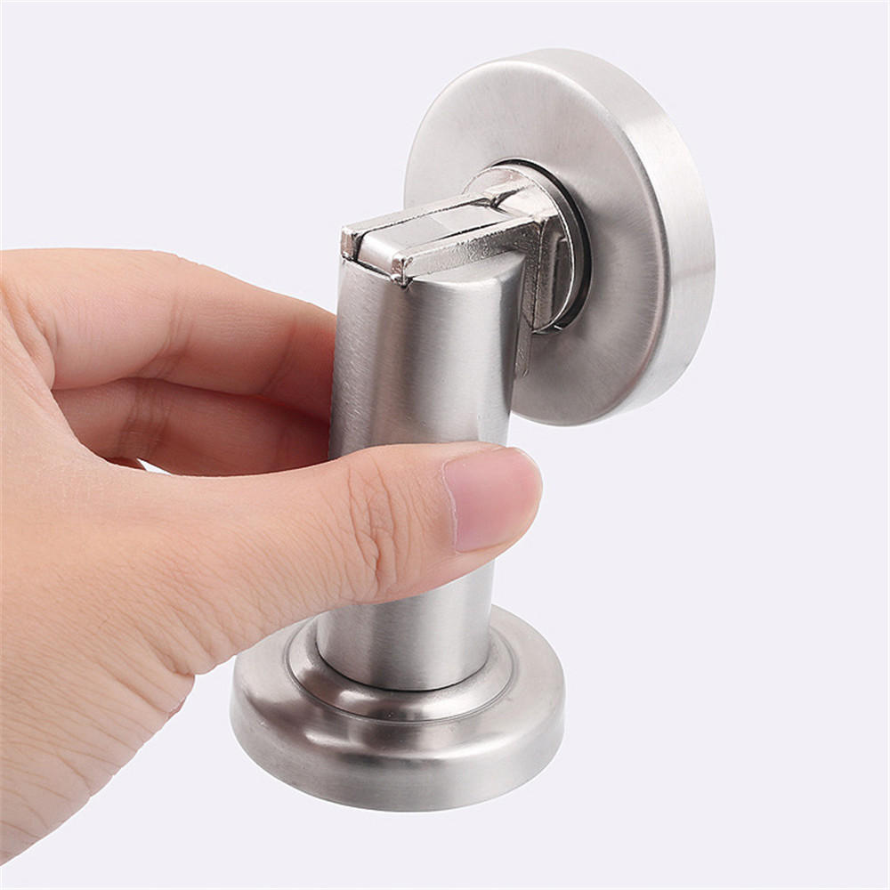 Stainless Steel Door Stopper Thickened Strong Magnetic Doormagnet Doors Touch Suction