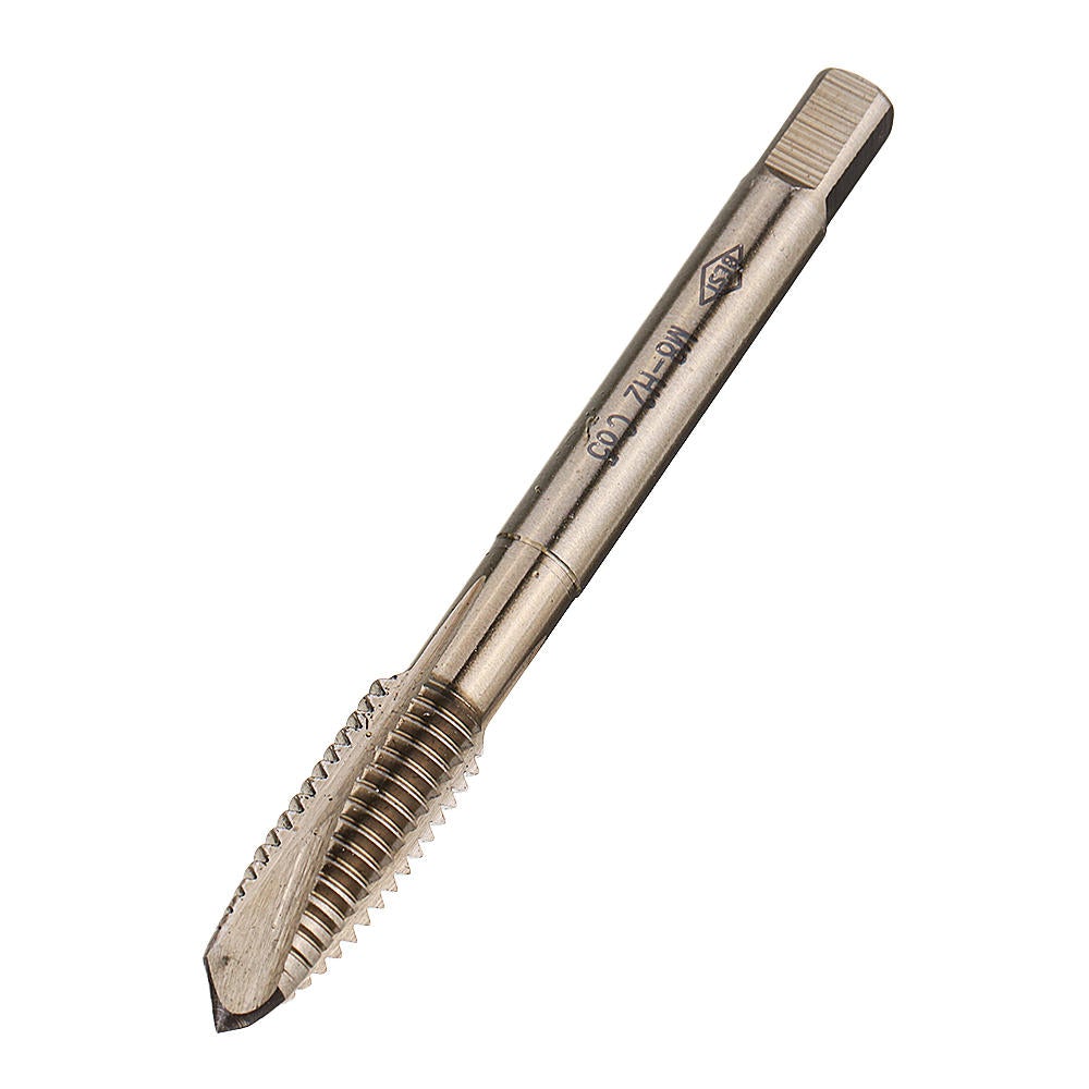 M3-M10 HSS Co M35 Machine Sprial Point Taps Metric Screw Tap Right Hand Thread Plug Tap Drill