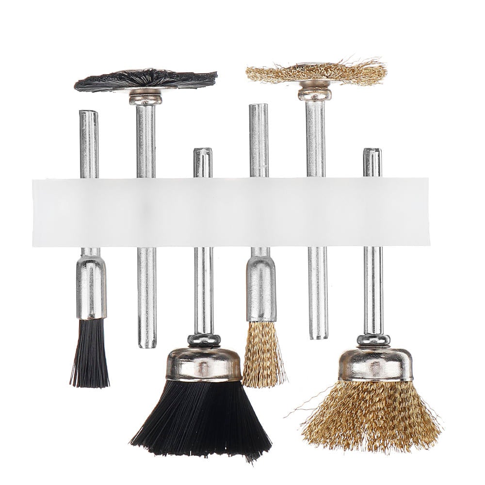 12Pcs Grinding Head Polishing Wheel Set Rotary Brush Wire Wheel Brush Grinder Rotary Tool Accessories