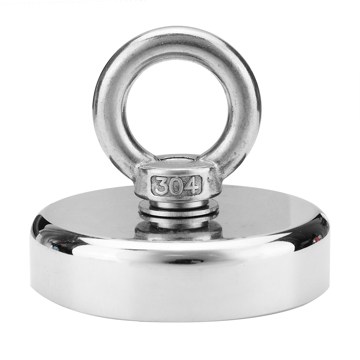 350KG/450KG/600KG Neodymium Magnet Fishing Salvage Recovery Magnet with 10m Rope for Detecting Metal Treasure