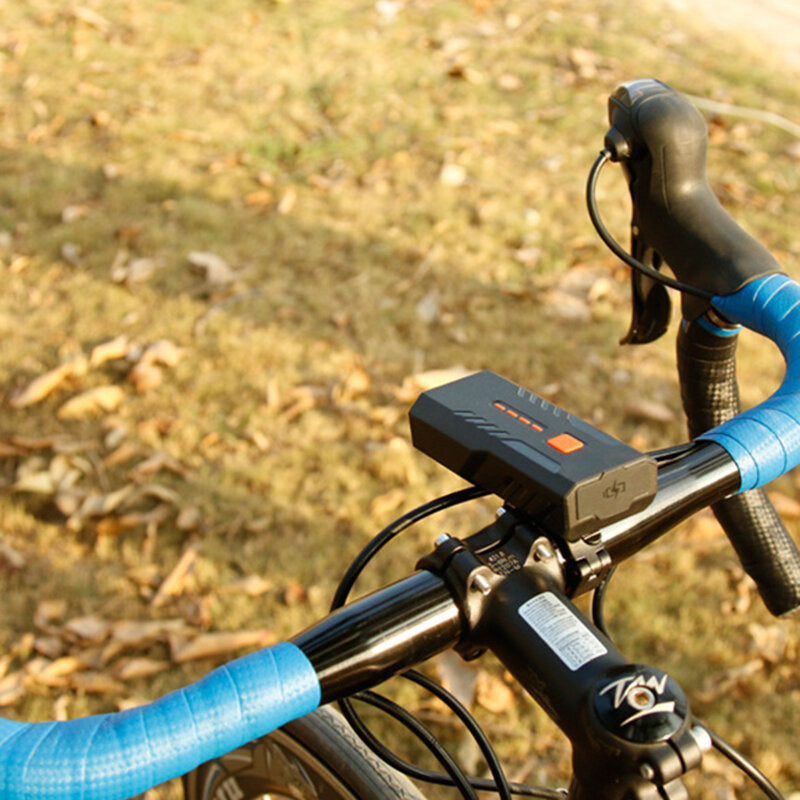 3 Modes Large View USB Fast Charging Intelligent Heat Dissipation LED High Brightness Warning Light Bicycle Headlight