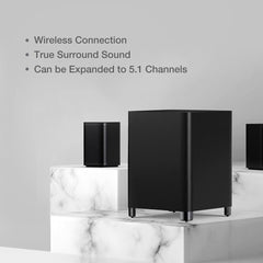 120W Satellite Speaker Surging Bass 2.1 Channel Home Theater Speakers Wireless Connection Real Three-dimensional Surround