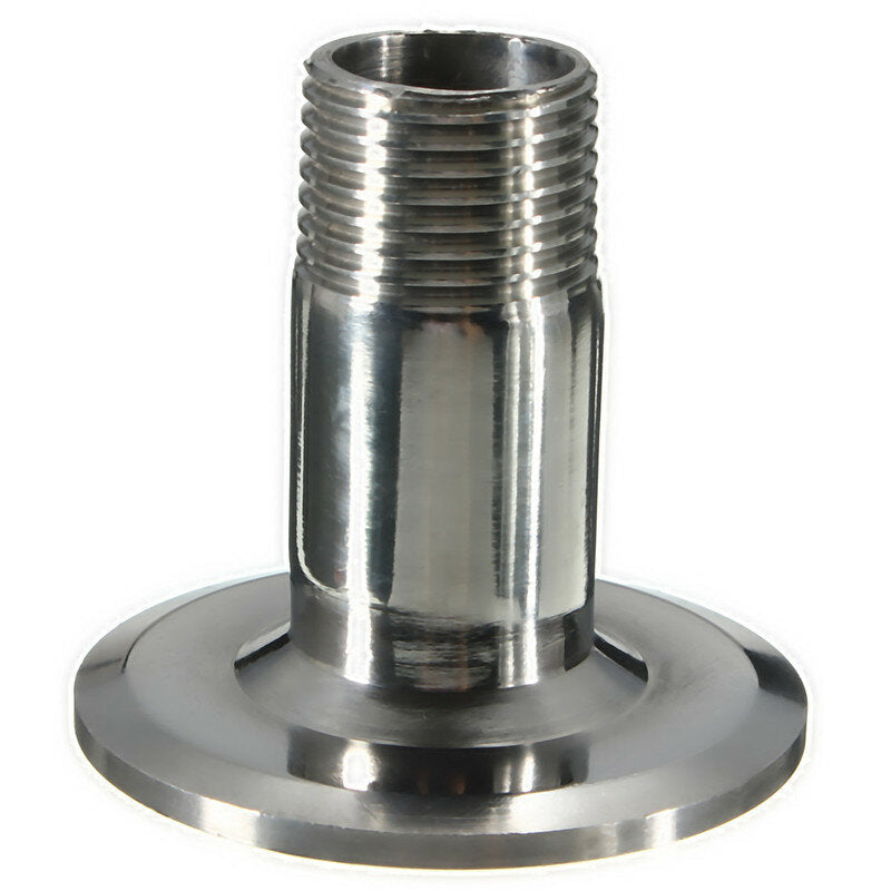 Sanitary Male Threaded Ferrule Pipe Fitting Tri Clamp Type SS316