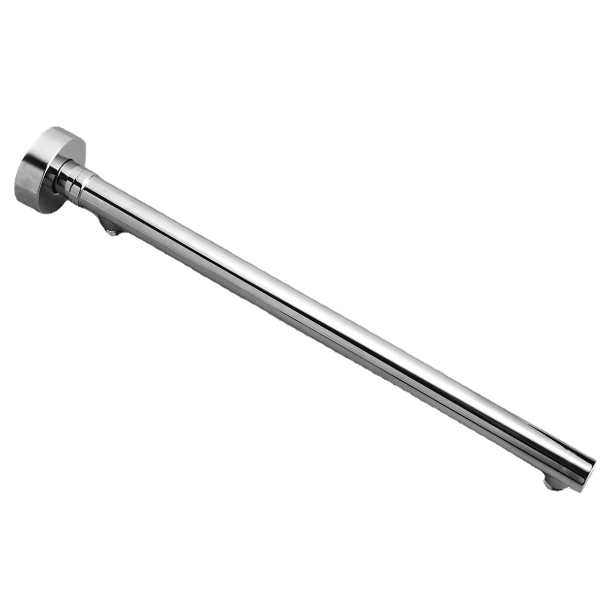 40cm Wall Mounted Bathroom Shower Head Extension Straight Arm Bottom Entry Hose Pipe