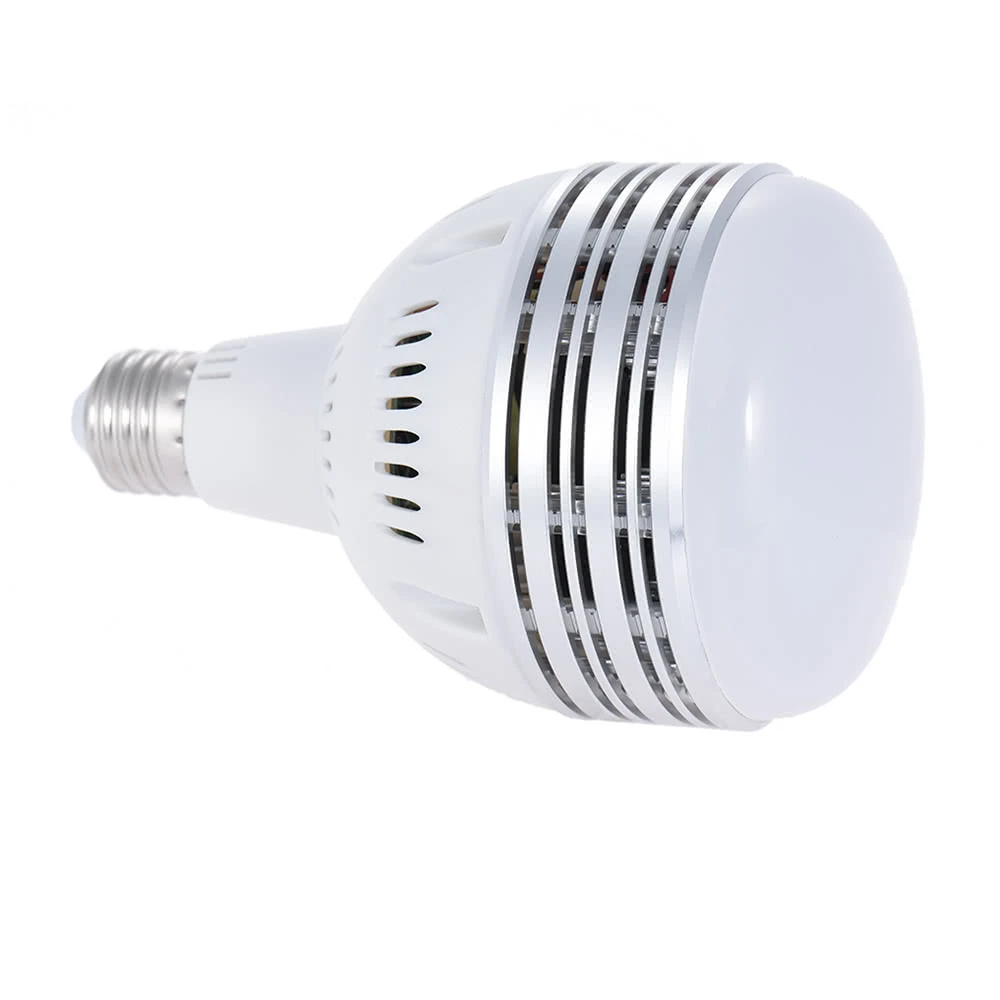 60W LED Daylight Balanced E27 5400K Light Bulb Studio Modeling Lamp for Photography Video Lighting 100~250V