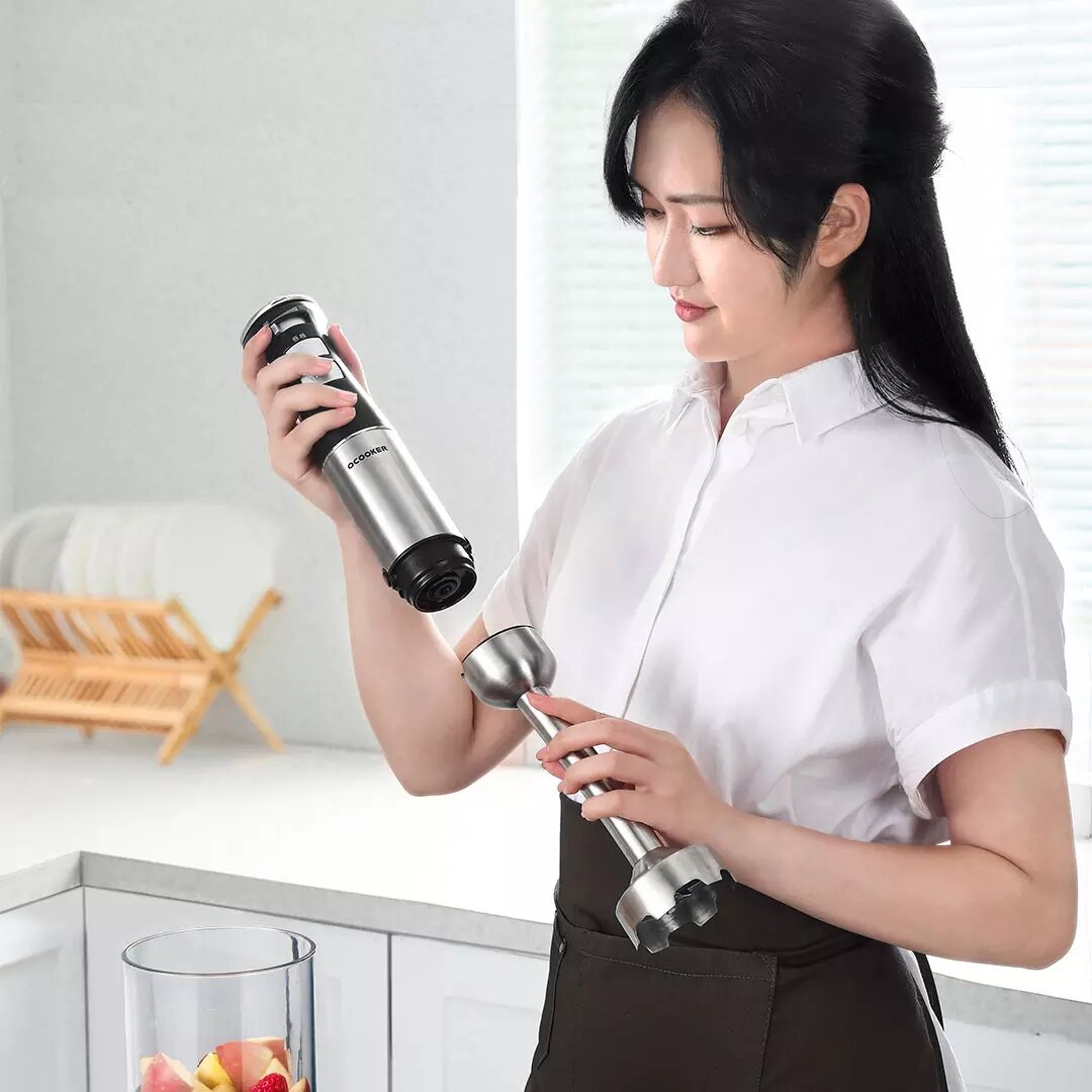 Multifunctional Hand Mixer 5 Speed Adjustment Low Noise Splash Proof 350W