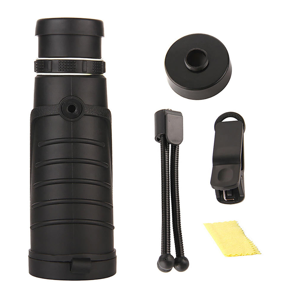 12X50 BAK4 HD Optical Monocular Hunting Camping Telescope Night Vision With Tripod