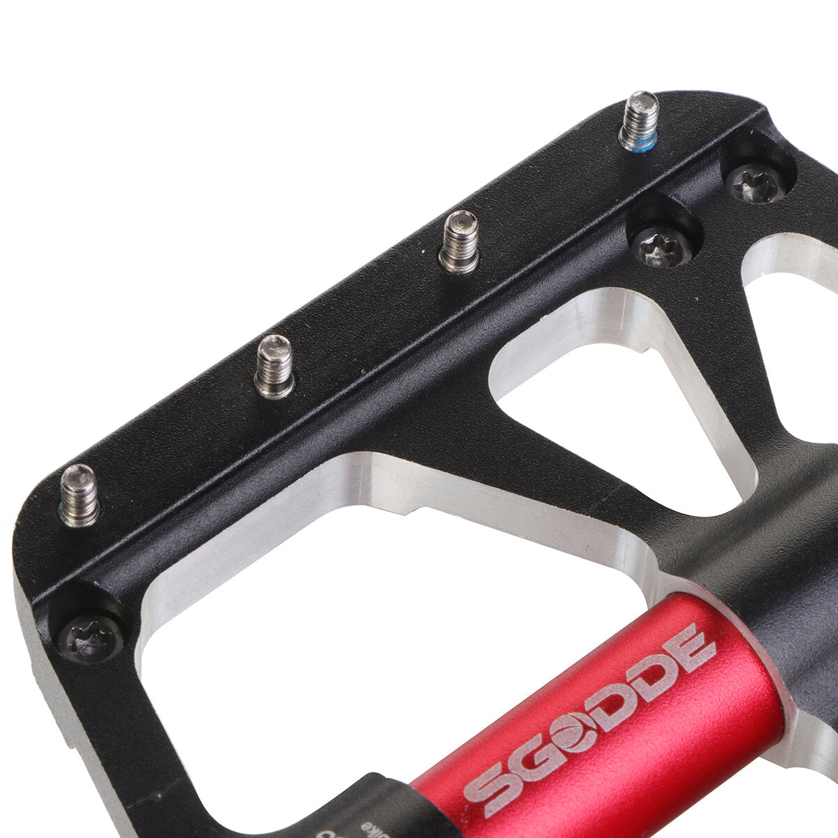 1Pair Bicycle Pedals 3 Bearings Platform Bicycle Flat Non-Slip Outdoor Cycling Flat Pedals