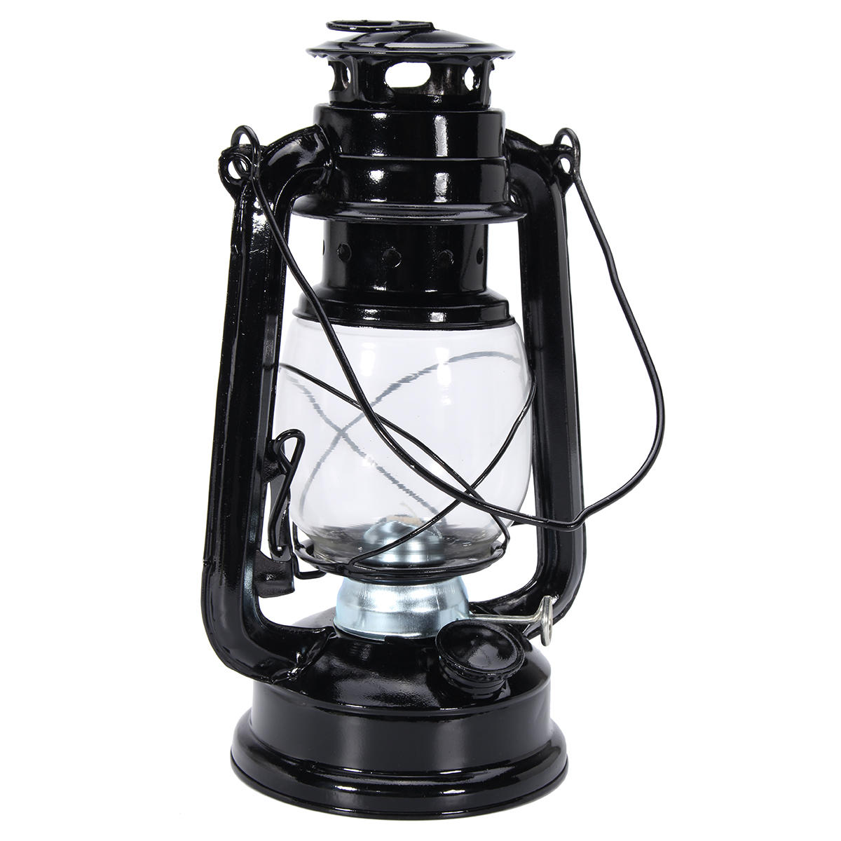 Retro Oil Lantern Outdoor Garden Camp Kerosene Paraffin Portable Hanging Lamp