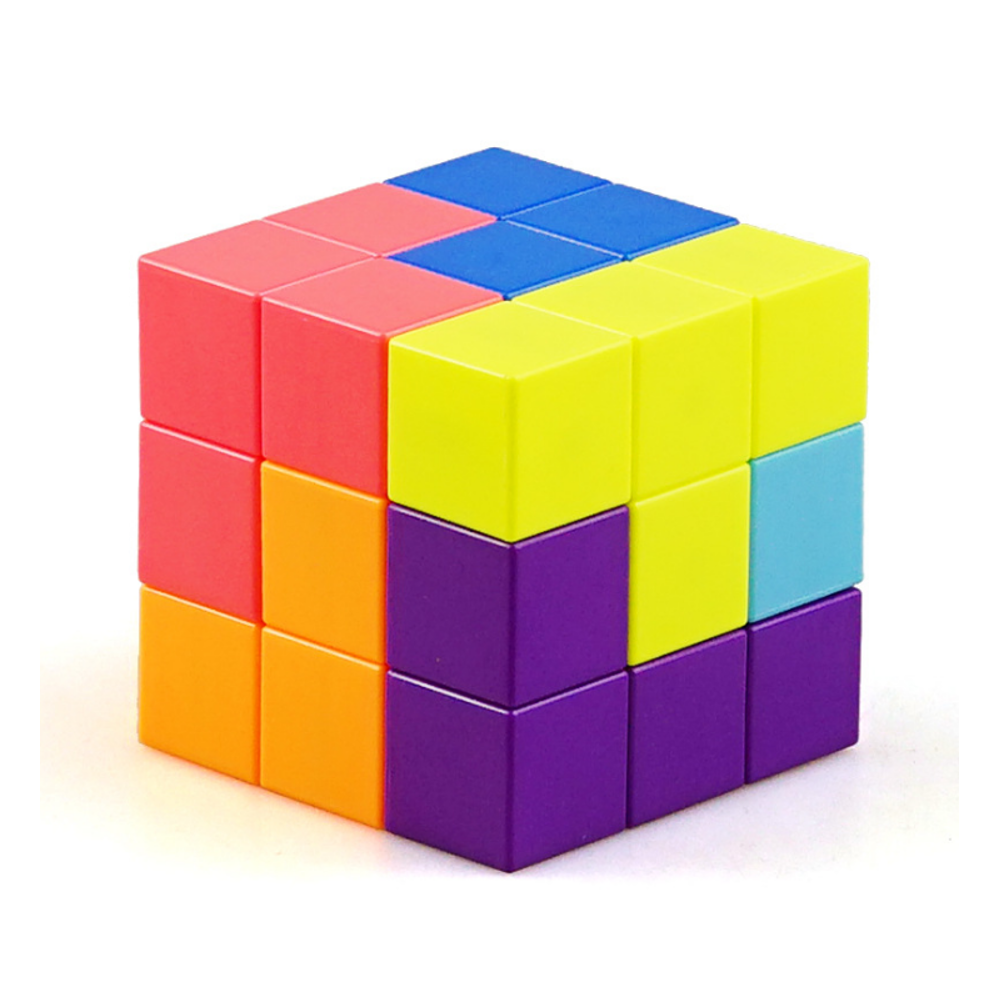 Cube Luban Magnetic Building Blocks Tetris Three-dimensional Intelligence Children's Educational Toys