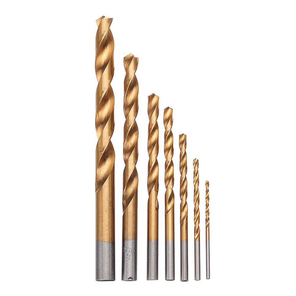 24pcs/300pcs 2-10mm HSS Twist Drill Bit Set Metric Wall Plugs Impact Wood Working Tool With Case