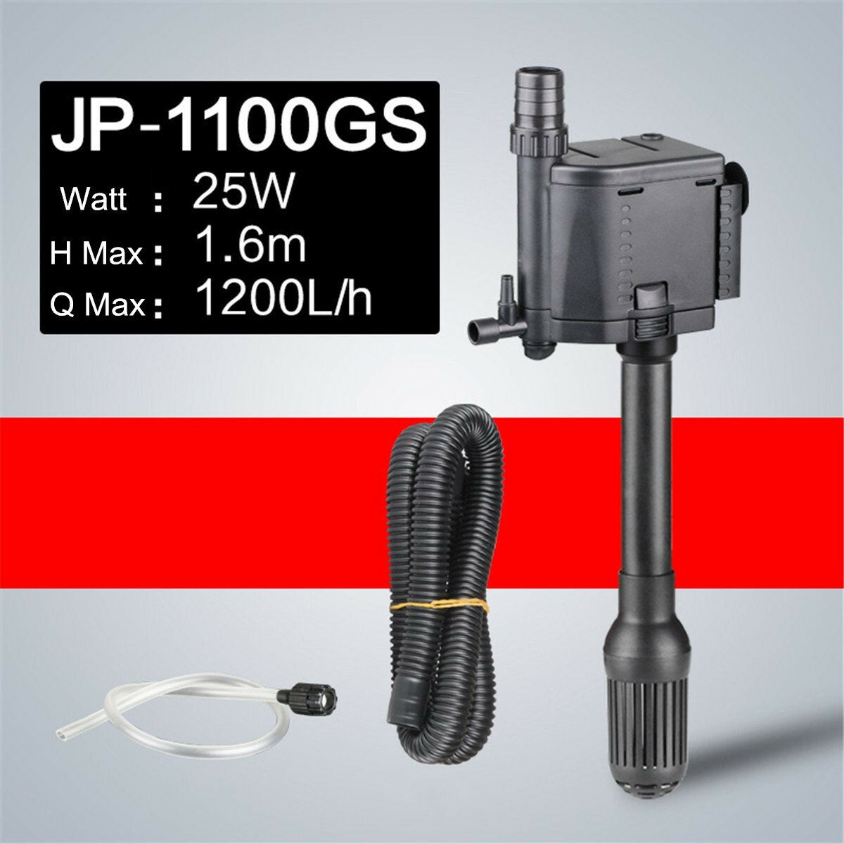 15-30W Aquarium Submersible Fish Tank Pump Water Filter Oxygen Pump Water Circulation