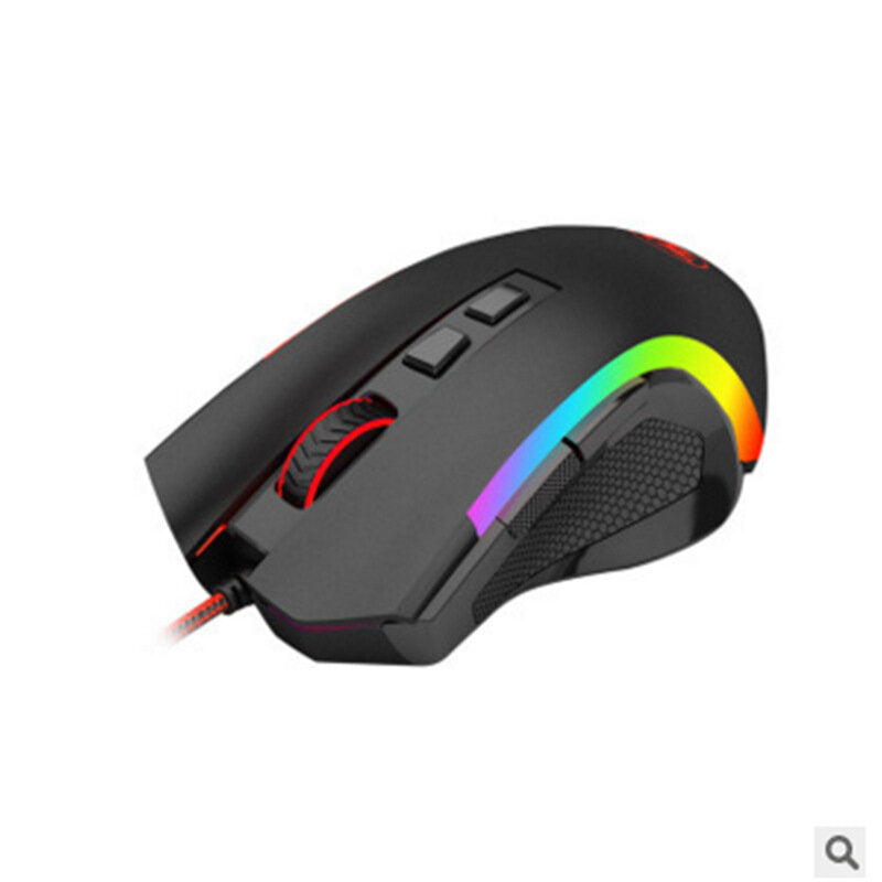 Wired Gaming Mouse RGB Backlight Ergonomic 8 Buttons Programmable 7 Backlight Modes 7200 DPI For Windows PC Gamers