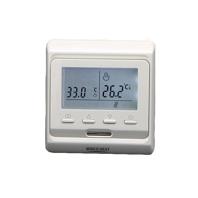 LCD Programmable Smart Thermostat Digital Display Temperature Controller for Electric Floor Heating Room Air