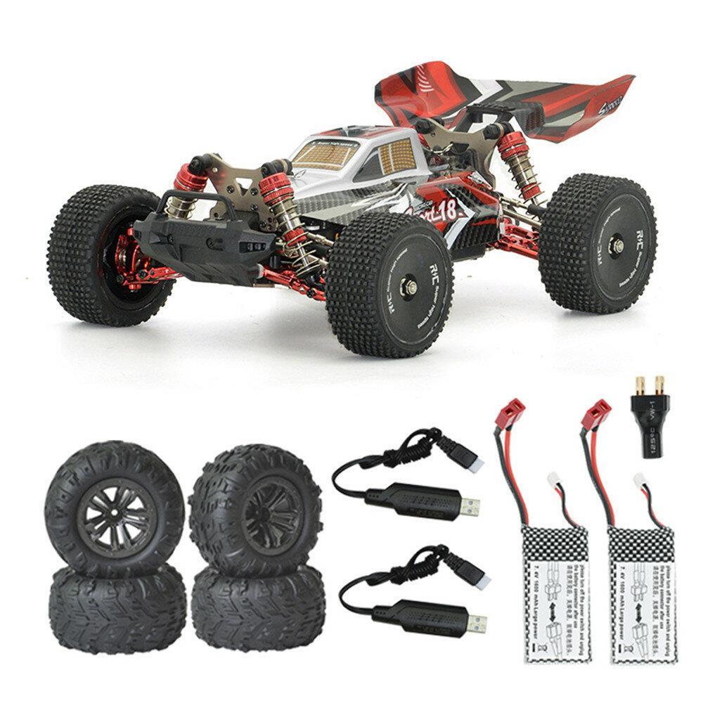 RTR Several Battery/Tires 2.4G 4WD 60km/h Brushless RC Car Full Proportional Upgraded Metal Vehicles Models