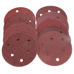 50pcs 125mm Abrasive Sand Discs Sanding Paper 6 Holes Sanding Discs 40-800 Grit Sand Paper