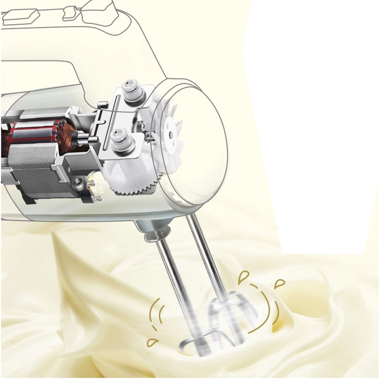 300W Electric Egg Beater