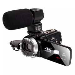Video Camera Camcorder for Vlogging Live Broadcast NightShot 3.0 inch Touch Screen Anti-shake Camcorder WIFI DV Video Recording