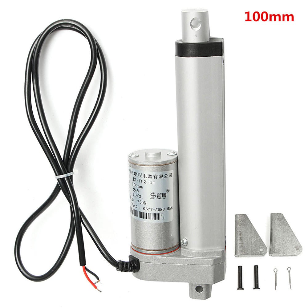 DC 100mm 150mm 200mm 250mm Linear Actuator Motor 10mm/s