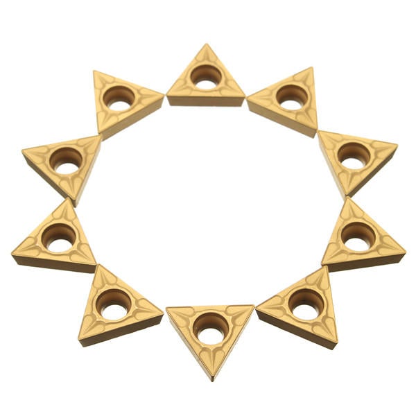 10pcs Carbide Inserts Triangular Tungsten Steel Carbide Inserts For Turning Tool