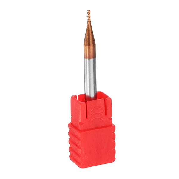 5pcs 1mm 4 Flutes Tungsten Carbide End Mill Cutter HRC55 AlTiN Coating End Mill Cutter