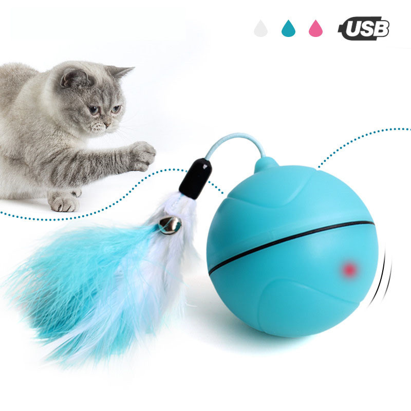 Creative Cat toxic Rolling Ball for Dogs Smart LED Flash Cat toxic Dog Toys