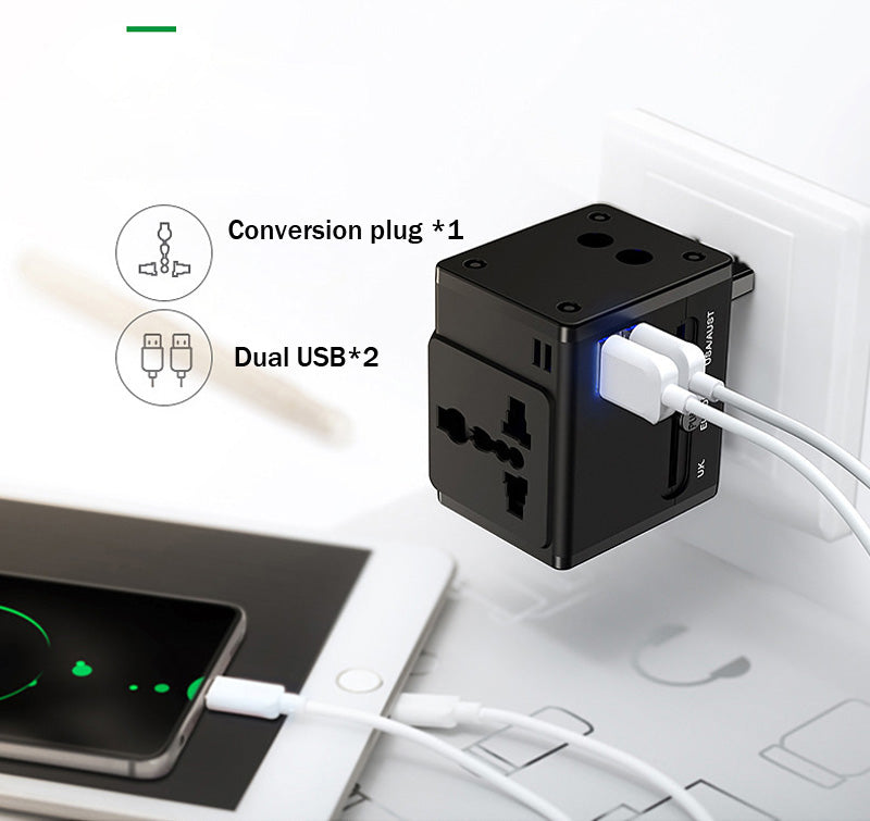 Universal Travel Adapter All-in-one International World Travel AC Power Converter Plug Socket