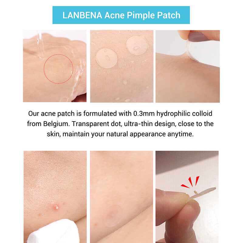 Tea Tree Daily Acne Stickers + Night acne Stickers Fade Blackhead Acne Remover