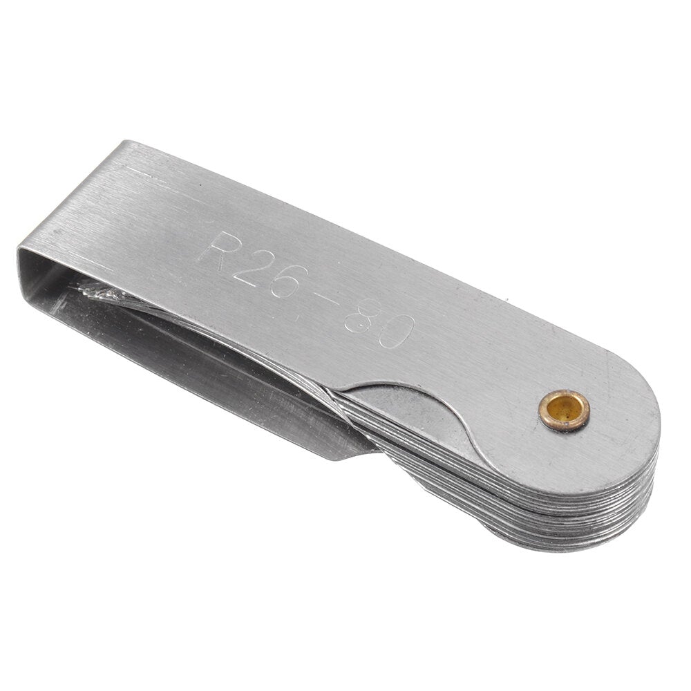 R26-80mm Radius Gauge External Internal Concave Convex Measuring Gauging Tool