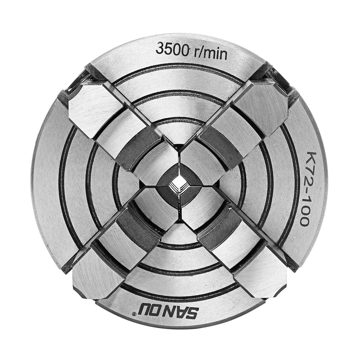 Lathe Chuck 80/100/125mm 4 Jaw Independent Hardened Reversible Tool