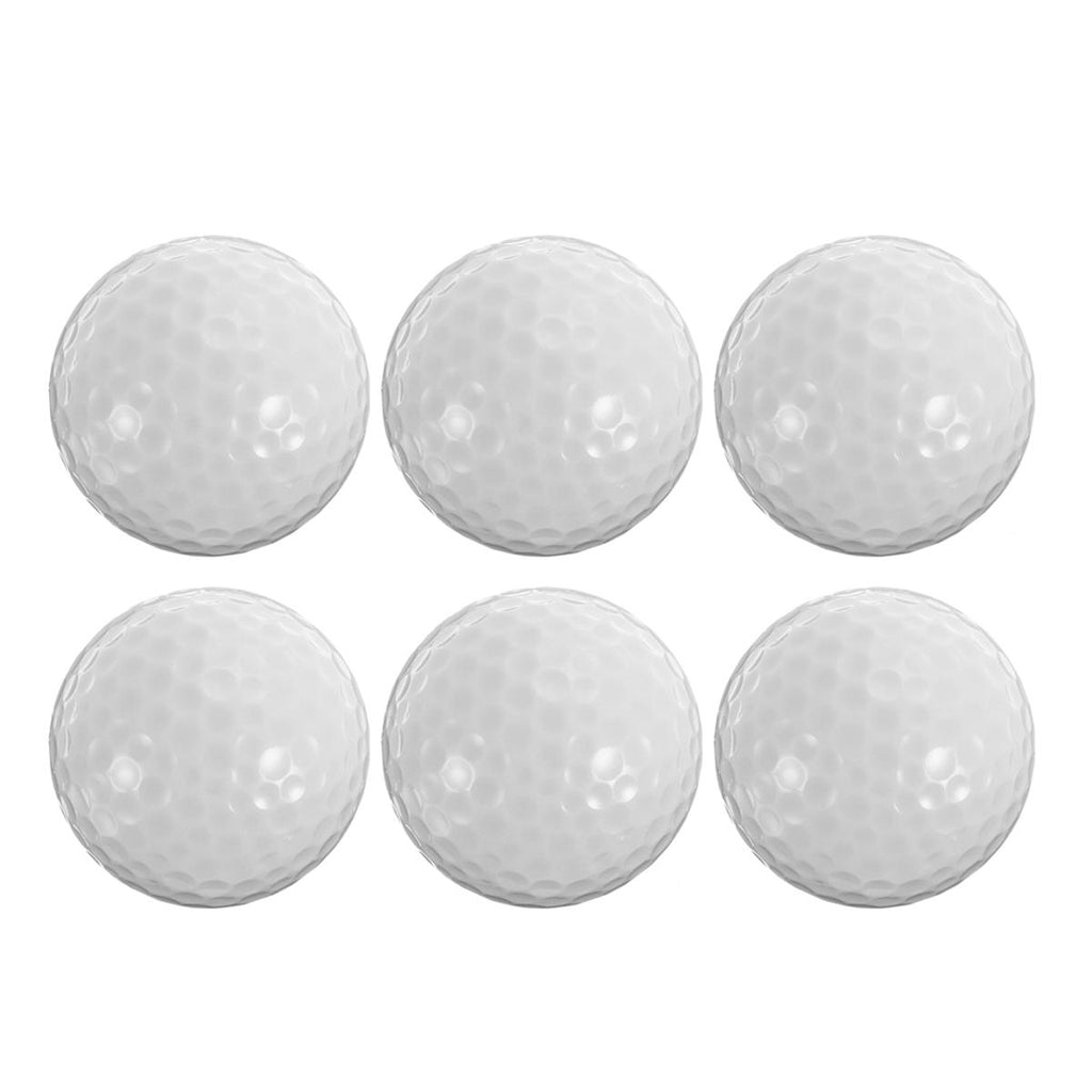 6 Pcs 1.6inch LED Golf Balls Dark Night Luminous Sports Ball