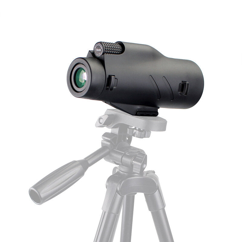 10x50 Telescope Monocular Waterproof Anti-fog Nitrogen Seal Multi-coated Telescope for Hunting Camping Hiking with Hand Strap
